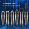 6 In 1 Hair Trimmer Electric Barber Hair Clipper Razor Hair Cutter Shaver Beard Nose Trimmer For Men Shaving Machine Cutting 45 view 2