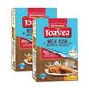 Britannia Milk Rusk 560g (Pack of 2) Great Companion for Your Evening Cup of Tea Semi Hard Toast - Cracker Biscuits Cookies Tea Time Snacks for Kids & Family view 1