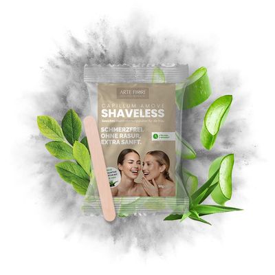 Capillum Amove ShaveLess Face & Lips Painless Hair Removal Cream Powder 50 g for Women without Shaving for Sensitive Skin without Additives