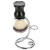 Boaby Shaving Brush Stand Men's Shave Tool Kit 2 IN 1 Portable Curved Shaving Brush Manual Razors Stand Holder(A) view 3