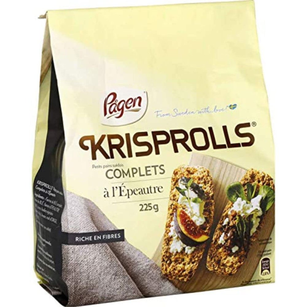 Krisprolls Small Swedish Spelt Breads, 225 g