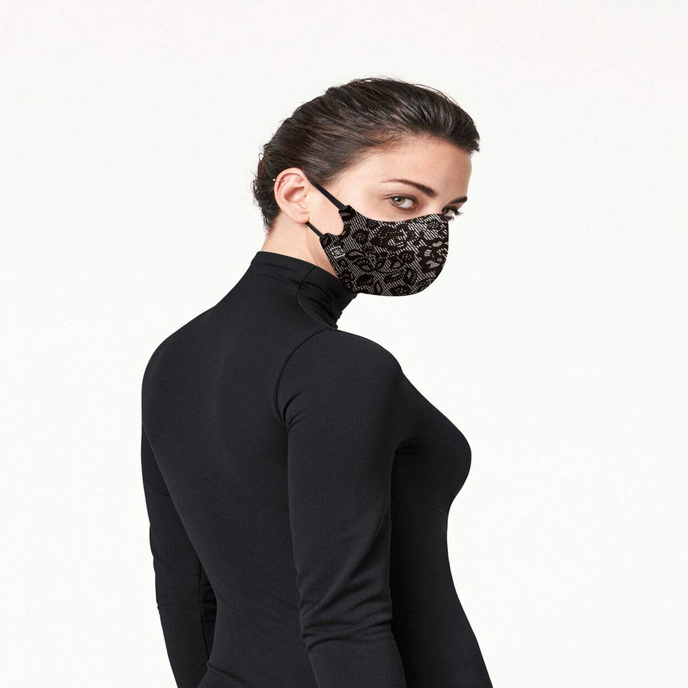 3 x Wolford Lace Patterned Silk Face Covering