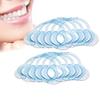 10 Pieces (Size M) C-Shape Cheek Retractor, Disposable Mouth Opener for Dental Teeth Whitening Mouth Guard or Speak Out Game (M, Blue) view 2