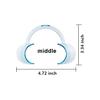 10 Pieces (Size M) C-Shape Cheek Retractor, Disposable Mouth Opener for Dental Teeth Whitening Mouth Guard or Speak Out Game (M, Blue) view 3