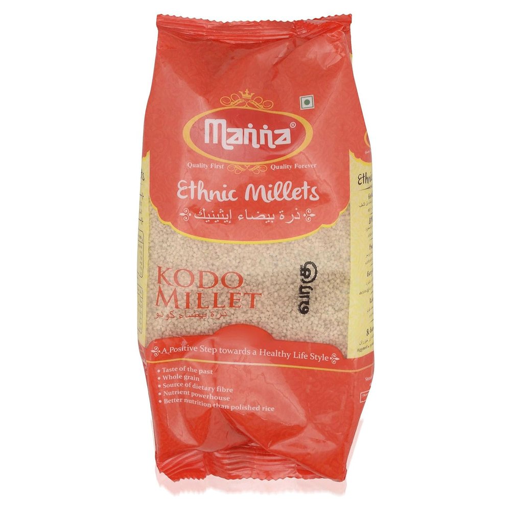 Manna Healthy Gluten-Free Whole Grain Ethnic Kodo Millet - 500g (Pack Of 1)