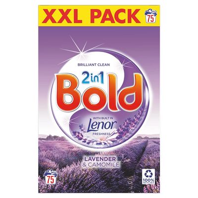 Bold 2in1 Washing Powder Lavender & Camomile 75 Washes