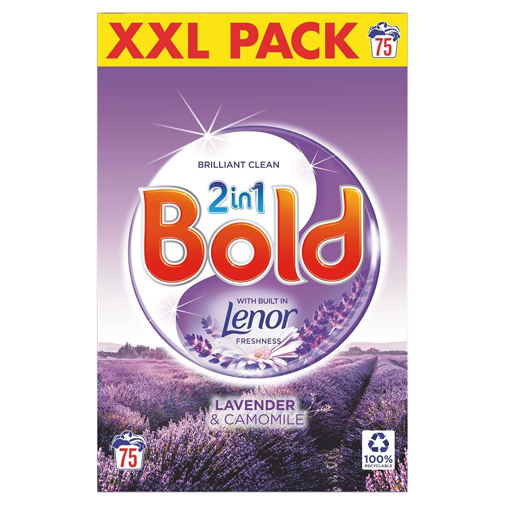 Bold 2in1 Washing Powder Lavender & Camomile 75 Washes