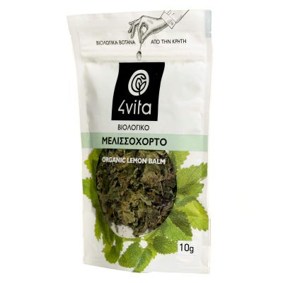 4Vita Premium Organic Greek Herbal tea (Bio Lemon Balm 10g)