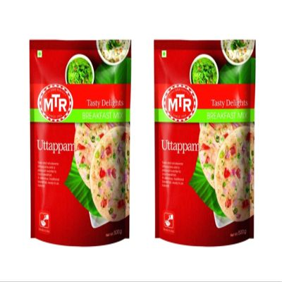 MTR Uttappam Mix 500g (Pack of 2) Traditional South Indian Breakfast Tasty and Healthy