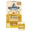 Quaker Oat So Simple Banana Porridge Sachets, 348 g view 1