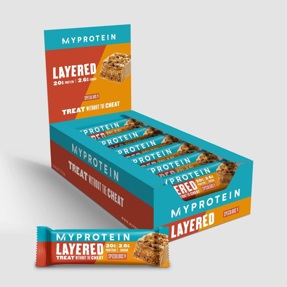 Layered Protein Bars 12 x 60g White Gold