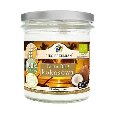 Coconut Paste Gluten-Free BIO 250 g - PI PRZEMIAN
