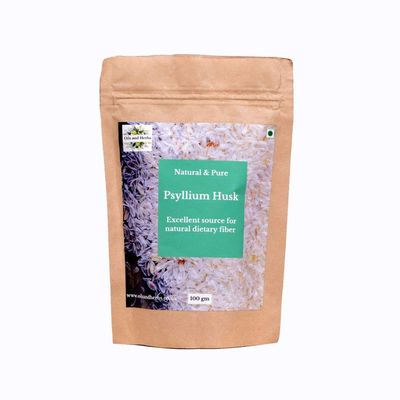 Oils and Herbs 100% Organic Psyllium Husk 200GM
