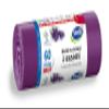 Stella 023578 Bin Liners with Handles, 60 L, Thick, Pack of 16, Lavender Fragrance, Rubbish Bags for Household and Office, Made of LDPE Film, Colour: Lavender/Purple view 1