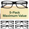 Gaoye 5 pack Reading Glasses Men/Women, Eyeglasses, Blue Light Readers for Men/Women, Computer Eye Glasses, Cheaters view 1