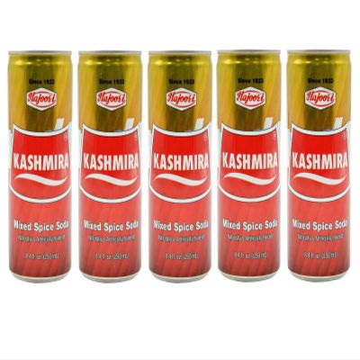 Hajooris Kashmira Jeera Masala Soda 250ml (Pack of 5)  Healthy Digestive Drink  Hygienically Processed  Mixed Spices Soda