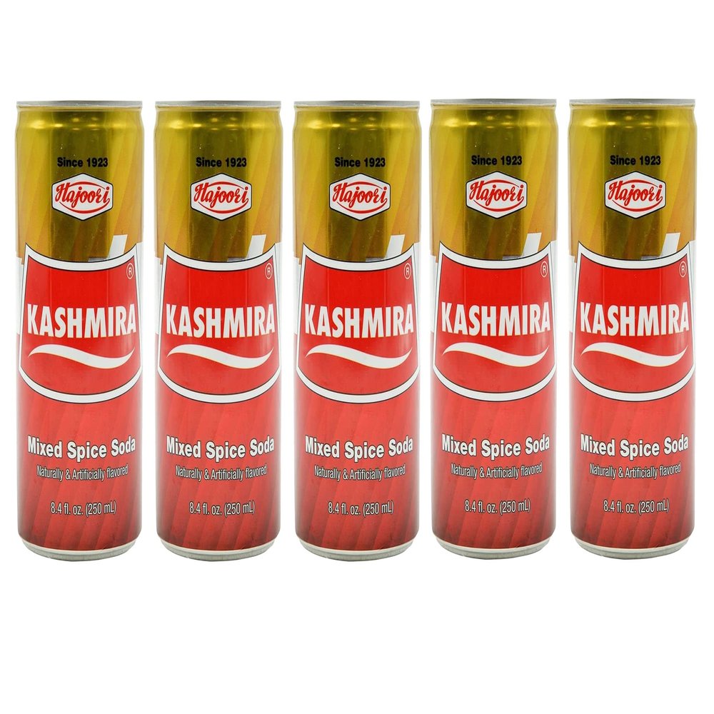 Hajooris Kashmira Jeera Masala Soda 250ml (Pack of 5)  Healthy Digestive Drink  Hygienically Processed  Mixed Spices Soda