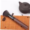 1pc Tea Pot Dust Brush Bottle Kettle Spout Clean Tools Household Kitchen Tools Teapot Brush Wood Handle Soft Hair Cleaning Tool Ebony view 1