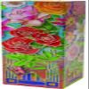Churchill's Confectionery - Secret Garden Tin 150g Mini White Chocolate and Raspberry Biscuits, Multicolour view 2