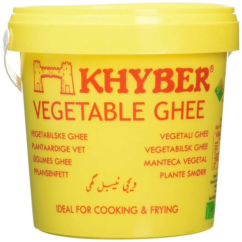 Khyber Vegetable Ghee 2kg Non Hydrogenated Fat  Ideal for Cooking and Frying  Authentic Taste