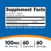 Nutricost CoQ10 100mg, 60 Vegetarian Capsules, 60 Servings - Coenzyme Q10 view 2