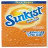 Sunkist, Powdered Drink Mix Sticks Zero Sugar Singles to Go Orange 6 Count, 0.74 Ounce view 1
