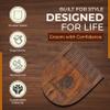 UrbanMooch Handcrafted Sheesham Wood Beard Comb - Compact & Light Weight For Healthy & Stylish Beard view 3