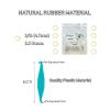 3/16 Inch Orthodontic Elastic Rubber Bands, 500 Pack Medium 3.5 Ounce Rubberbands Dreadlocks Hair Braids Fix Tooth Gap, 5 Pack Elastic Placer for Braces view 2