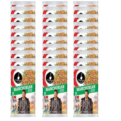 Chings Manchurian Noodles 60g (Pack of 30)  Original Hakka Noodles  Manchurian  Stir Fried Noddles with Seasoning  Easy to Cook - Non Sticky