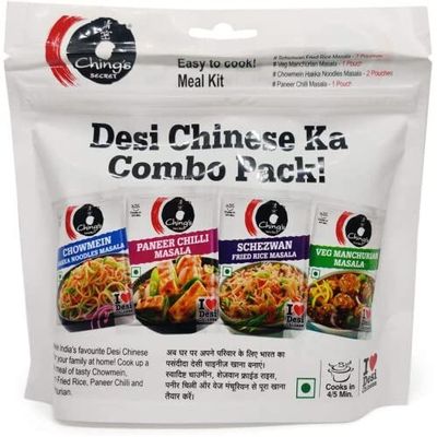 Chings Combi Pack Chinese Masala 120g (Pack of 1)  Made from The Choicest Ingredients - Easy to Cook - Perfectly Blended