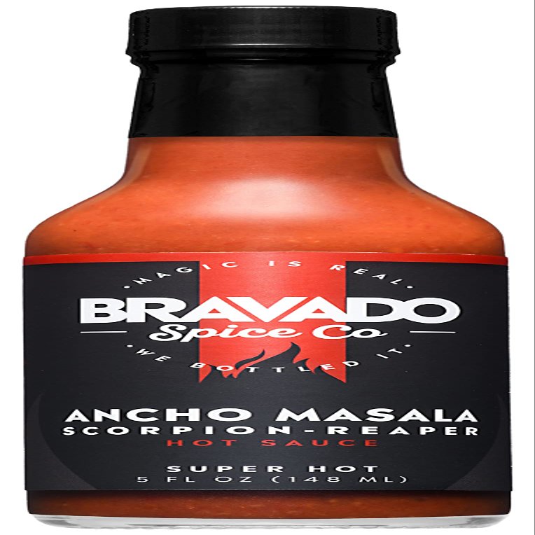 Bravado Spice Ancho Masala Scorpion Reaper Hot Sauce