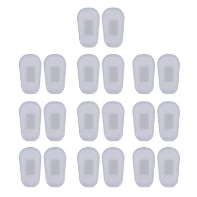 10 Pairs Push-in Eyeglass Nose Pads Soft Silicone Air Cushion Glasses Replacement Nosepad Anti-Slip Nose Bridge Pads Kit - Keep Your Glasses in Place and Not Slide Down Easily glasses nose pads push