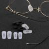 10 Pairs Push-in Eyeglass Nose Pads Soft Silicone Air Cushion Glasses Replacement Nosepad Anti-Slip Nose Bridge Pads Kit - Keep Your Glasses in Place and Not Slide Down Easily glasses nose pads push view 3