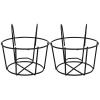 2pcs Hanging Baskets for Plants Outdoor Railing Planter Bracket Outdoor Decor Railing Planter Rack Railing Planter Shelf Plant Stand Hook Flowerpot Stand Flower Stand Indoor view 1