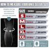 Knee Sleeves (1 Pair), 7mm Neoprene Compression Knee Braces, Great Support for Cross Training, Weightlifting, Powerlifting, Squats, Basketball and More (Black, Medium) view 3