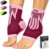 2 Pack Ankle Brace Support for Men & Women - Ankle Compression Sleeve for Running, Football, Sports, Workout - Ankle Brace for Sprains, Plantar Fasciitis, Achilles Tendonitis - Breathable & Non-Slip view 1