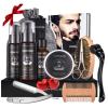 Beard Grooming Kit for Men, 12 in 1 Beard Kit Men Gifts with Beard Roller, Beard Set with Beard Oil, Beard Shampoo, Beard Conditioner, Beard Brush, Beard Balm, Beard Comb, Scissors, Gifts for Him view 1