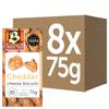 Buiteman Cheddar Cheese Biscuits Pack of 8 75g Luxury Dutch Savoury Snacks Gourmet Baked Crackers with Mature Cheddar Perfect for Cheese Boards, Entertaining & Wine Pairing view 1