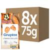 Buiteman Swiss Gruyre Cheese Biscuit Bites Pack of 8 x 75g Luxury Dutch Savoury Snacks Gourmet Baked Crackers with Authentic Gruyre A.O.P Perfect for Cheese Boards, Entertaining & Wine Pairing view 1