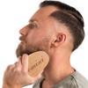 ANQIYI Beard Brush for Men, Personalised Pure Boar Bristles Pocket Beard Brush, Handle Made in Solid Wood with Firm Bristles to Tame and Soften Your Beard Hair for Healthier and Softer Beard view 3