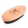 TMZUAMOZ Menesia Boar Bristle Hair Beard Brush for Men, Small Soft Beard Brush, Pocket Travel Men's Wooden Mustache Brush (Skull) view 3