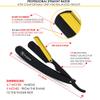 Professional Cut Throat Razor Kit for Men Matte Black 24K Gold Plated Barber Grade Single Edge Blade Straight Razor Premium Shaving Razors view 2