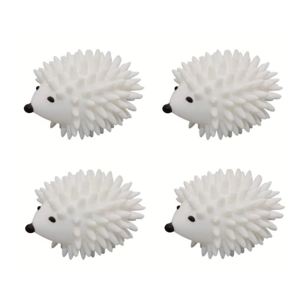 Laundry Dryer Balls - 4 Pack Premium Reusable Dryer Balls Replace Laundry Drying Natural Fabric Softener (White)