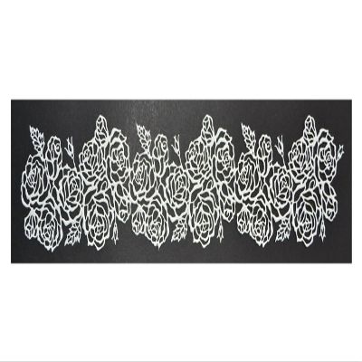 1 x Simply Heaven Edible Made To Order Cake Lace 40 colours made from mat 12 (Ice White Lustre)