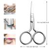 Stainless Steel Facial Hair Scissors - Small Straight Tip Scissors for Eyebrows, Nose, Moustache, Beard & Eyelash view 3