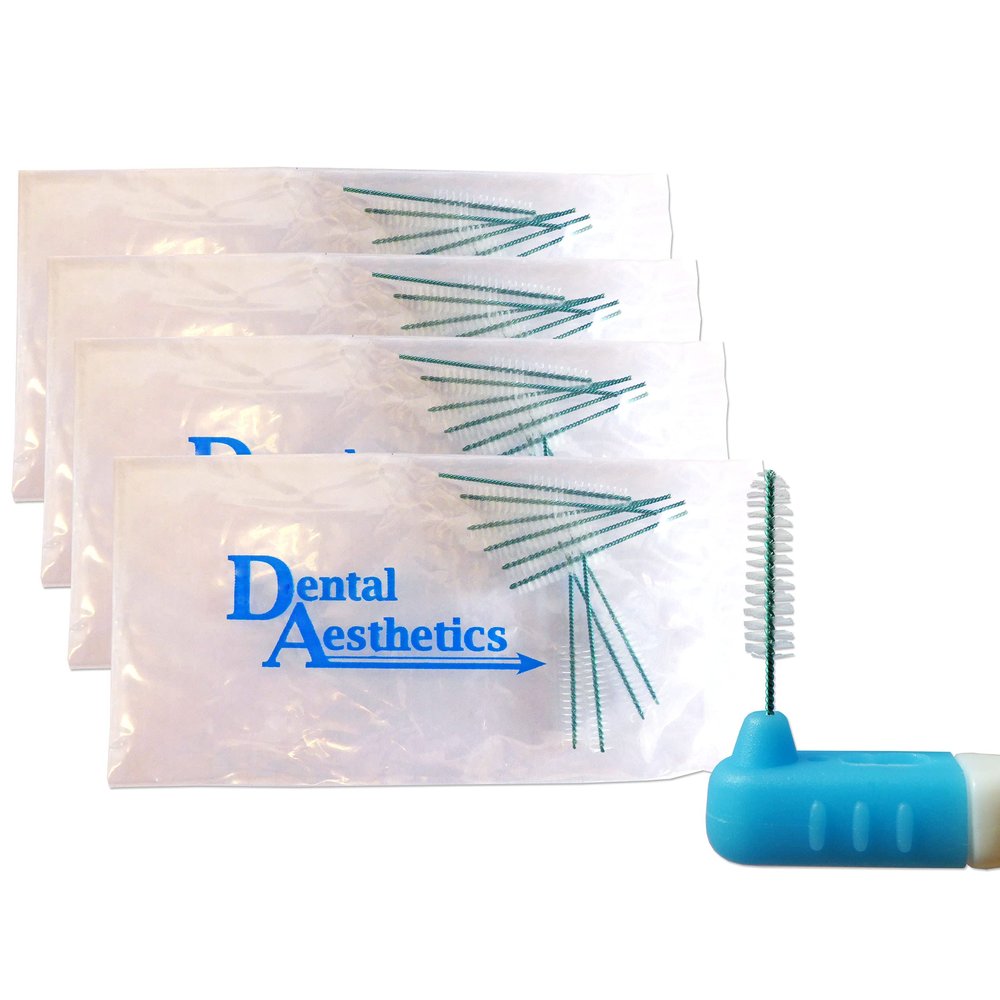 Brace Brush Refills 0.6mm, Heads ONLY ~ Interspace Orthodontic Toothbrush for Braces (32 Refills)