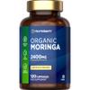 Organic Moringa Capsules 2400mg | High Strength Moringa Oleifera Leaves | 120 Vegan Powder Capsules | Horbaach view 1