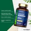 Organic Moringa Capsules 2400mg | High Strength Moringa Oleifera Leaves | 120 Vegan Powder Capsules | Horbaach view 2