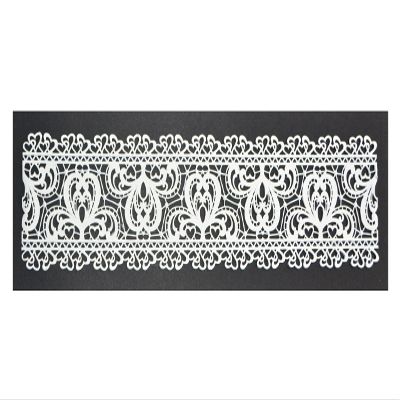 1 x Simply Heaven Edible Cake Lace 46 colours made from mat 14 (Ivory)
