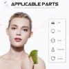 1pc Jade Comb Chinese Massage Scraping Comb Jade Stone Massage Nature Back Scraping Tool Plate r for Scalp Care Gear Natural view 2